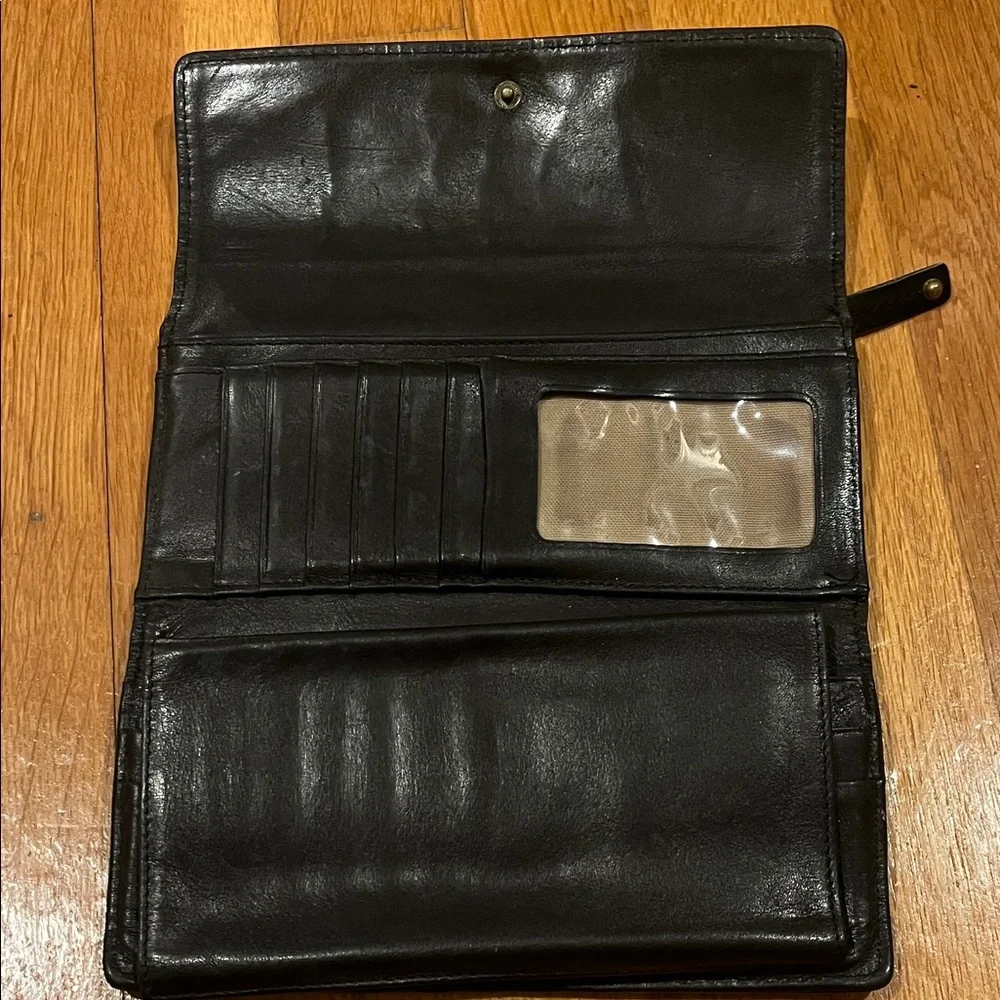 Michael Kors Black MK Pattern Wallet - Picture 3 of 7